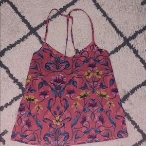 Hollister floral flowy tank top